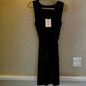 NWT Hawthorn dress blue with red detailing medium petite